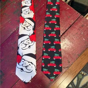 Set of 2 Ties in Disguise holiday ties